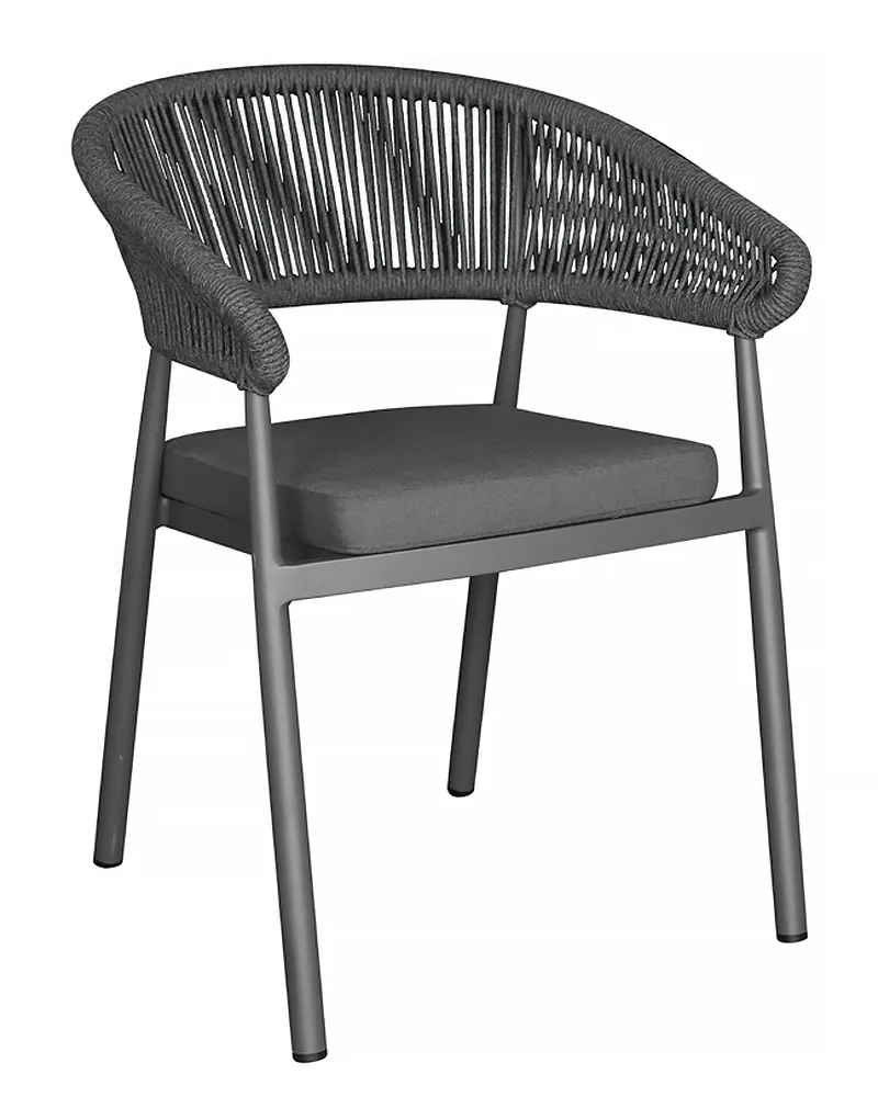 sedia-rosa_nero-lato